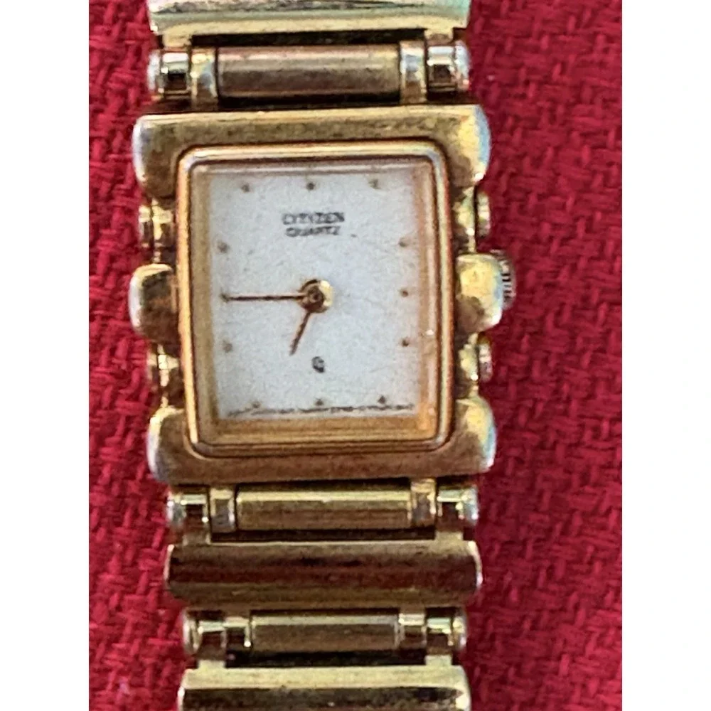 BEAUTIFUL‎ VINTAGE CLASSIC LADIES SIX JEWEL CITIZEN GOLD PLATED WATCH